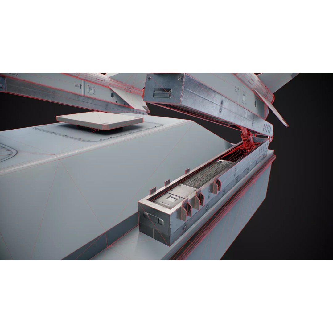 Magura V7 3D Model – Low Poly Game Ready Military Watercraft, FBX - View 15