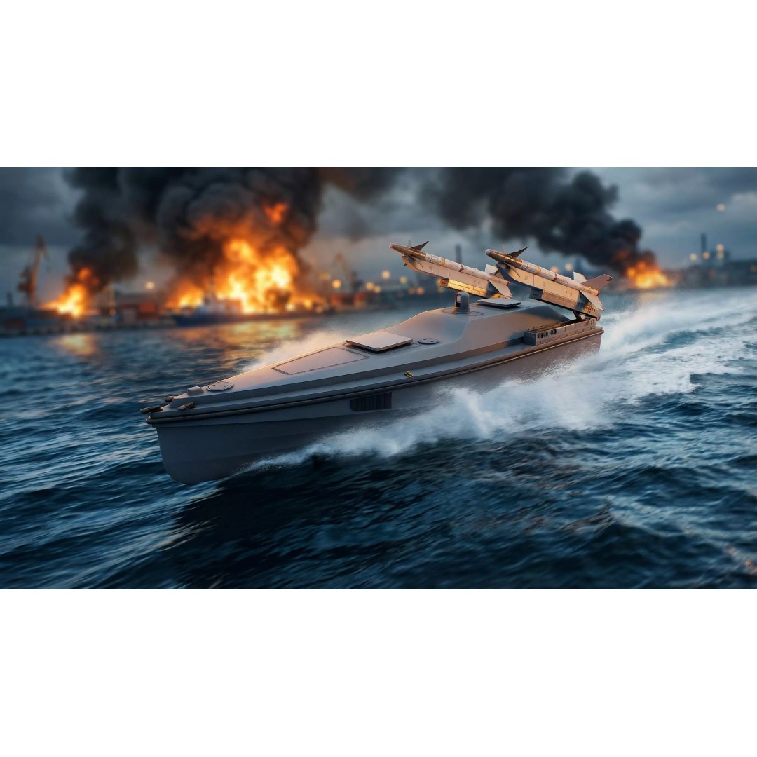 Magura V7 3D Model – Low Poly Game Ready Military Watercraft, FBX - View 2