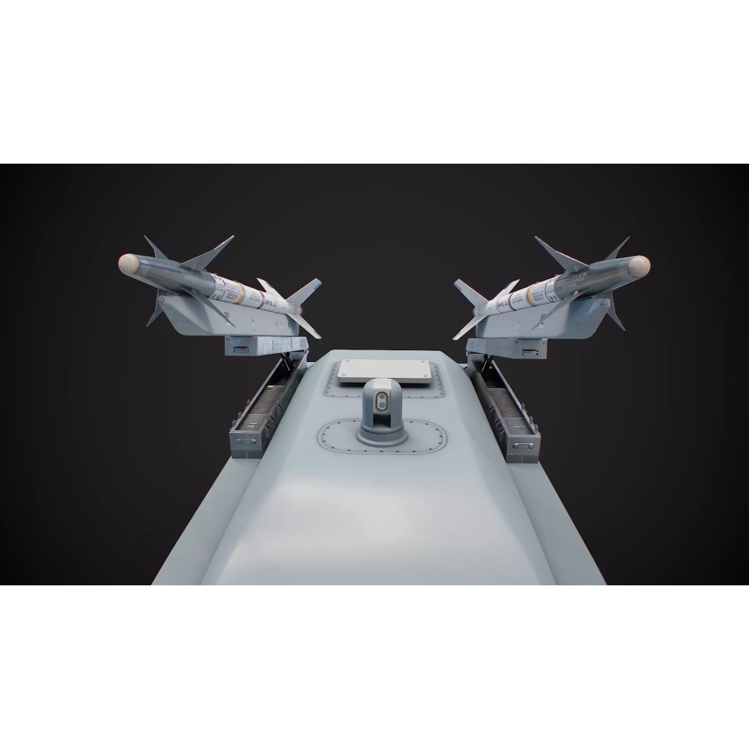 Magura V7 3D Model – Low Poly Game Ready Military Watercraft, FBX - View 20