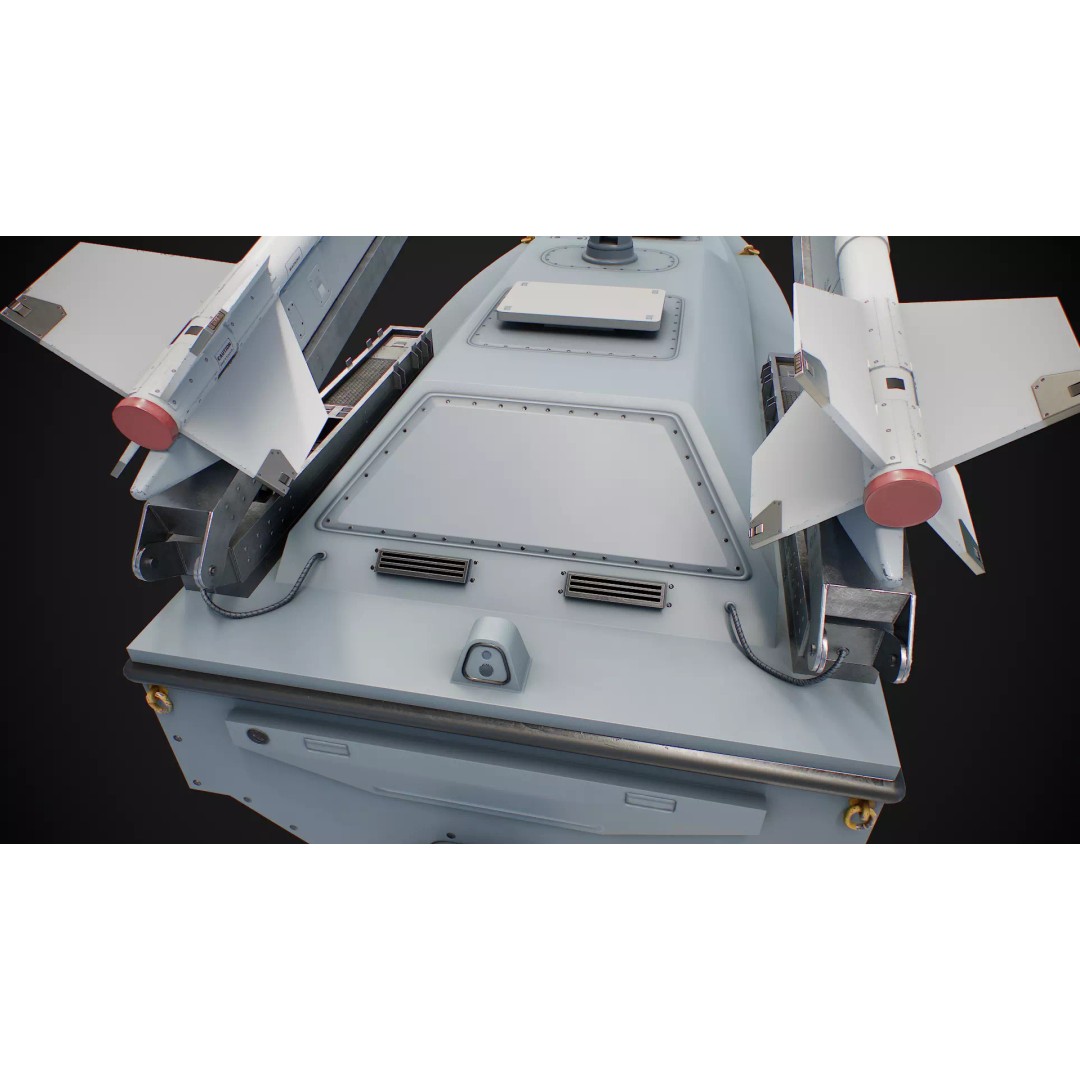 Magura V7 3D Model – Low Poly Game Ready Military Watercraft, FBX - View 22
