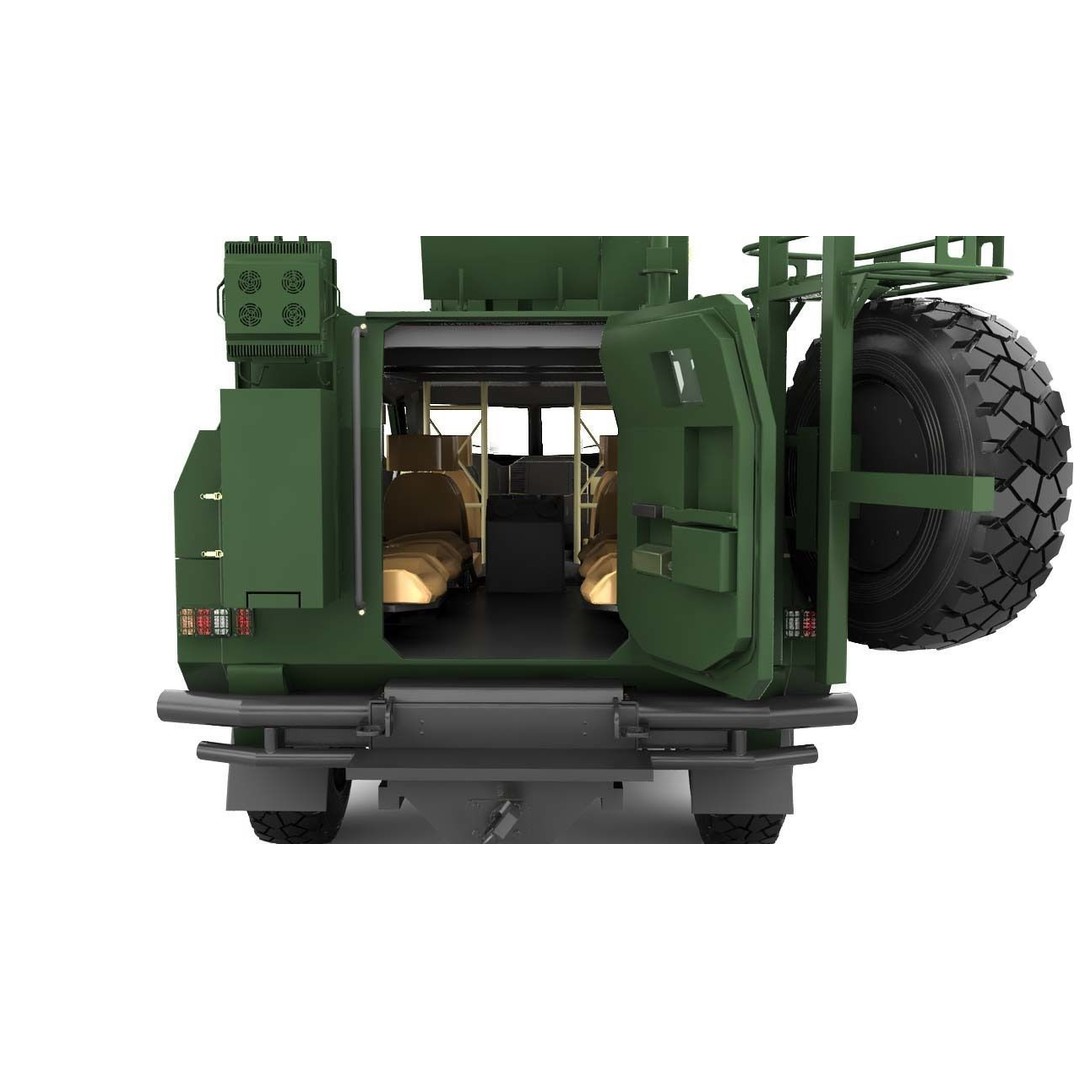 Apc Novator 3D Model – High Poly Military Vehicle, FBX, Game Ready - View 13