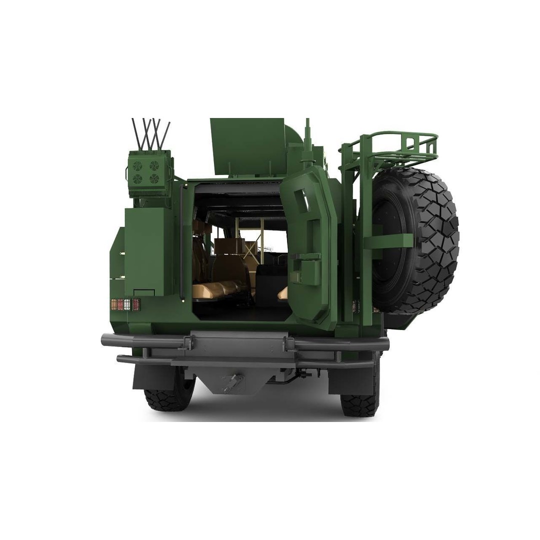 Apc Novator 3D Model – High Poly Military Vehicle, FBX, Game Ready - View 18