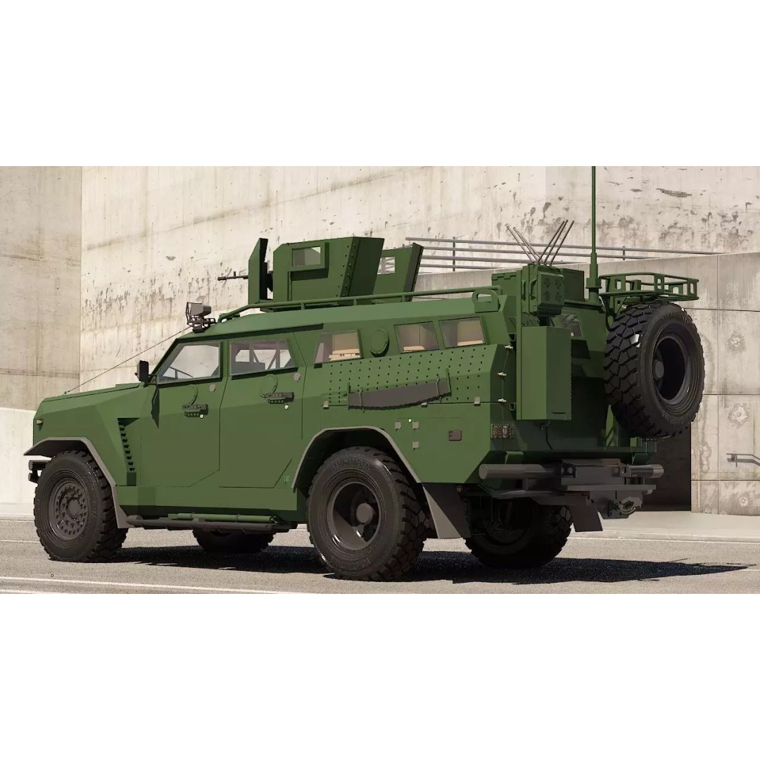 Apc Novator 3D Model – High Poly Military Vehicle, FBX, Game Ready - View 2