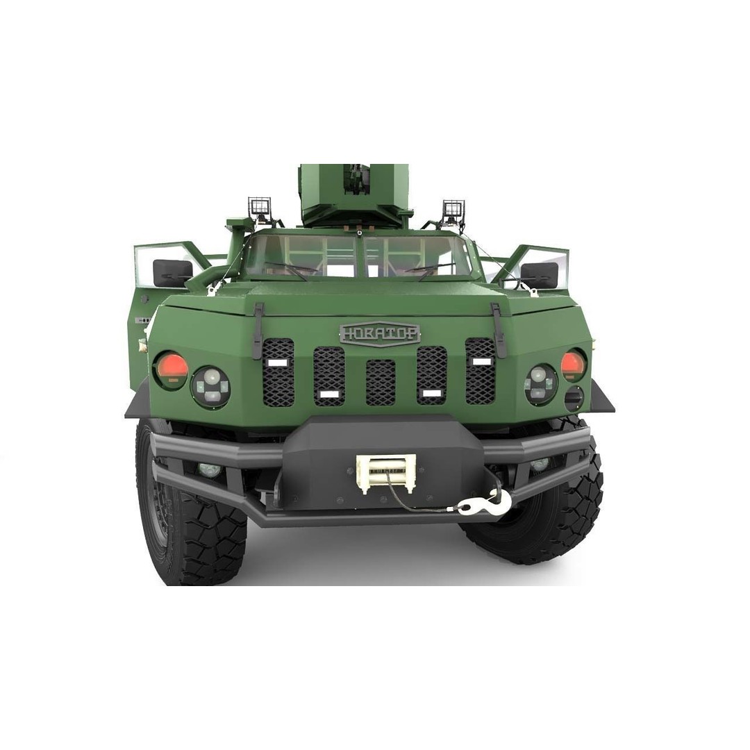 Apc Novator 3D Model – High Poly Military Vehicle, FBX, Game Ready - View 20