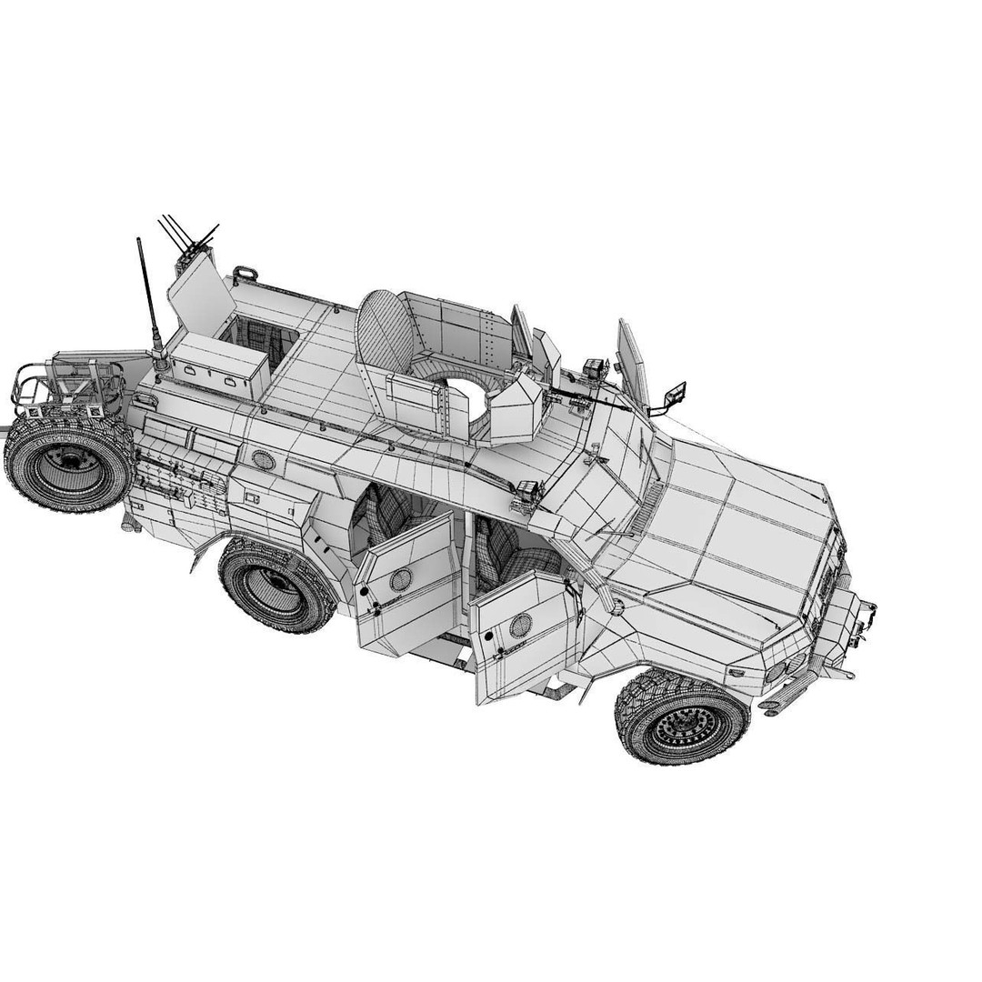Apc Novator 3D Model – High Poly Military Vehicle, FBX, Game Ready - View 27