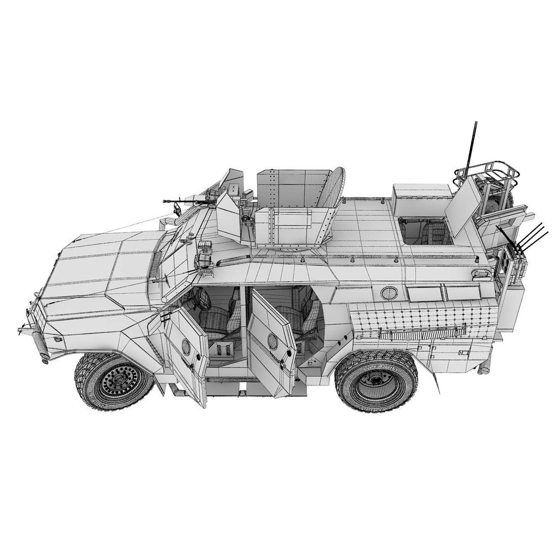 Apc Novator 3D Model – High Poly Military Vehicle, FBX, Game Ready - View 32