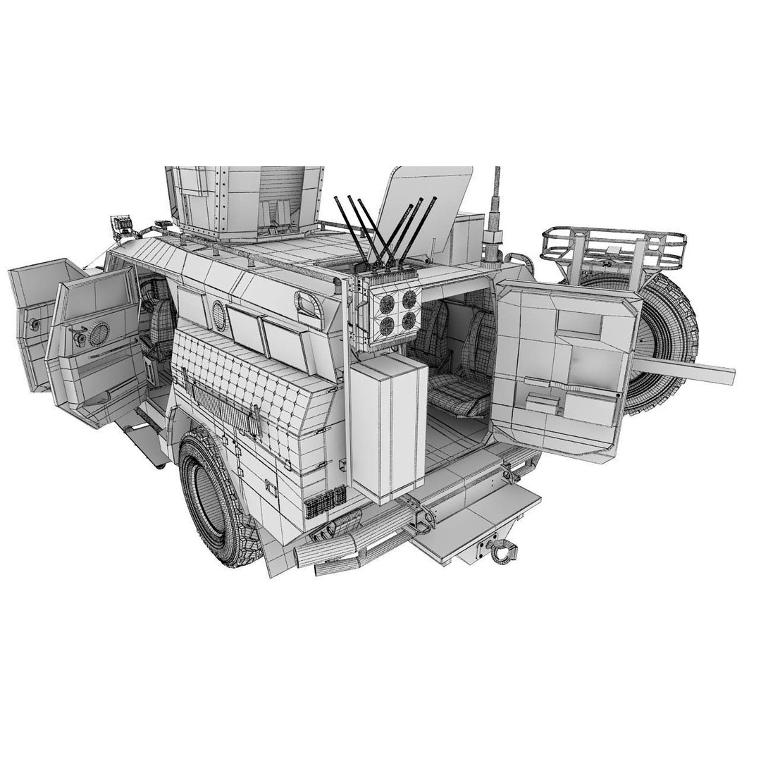 Apc Novator 3D Model – High Poly Military Vehicle, FBX, Game Ready - View 37