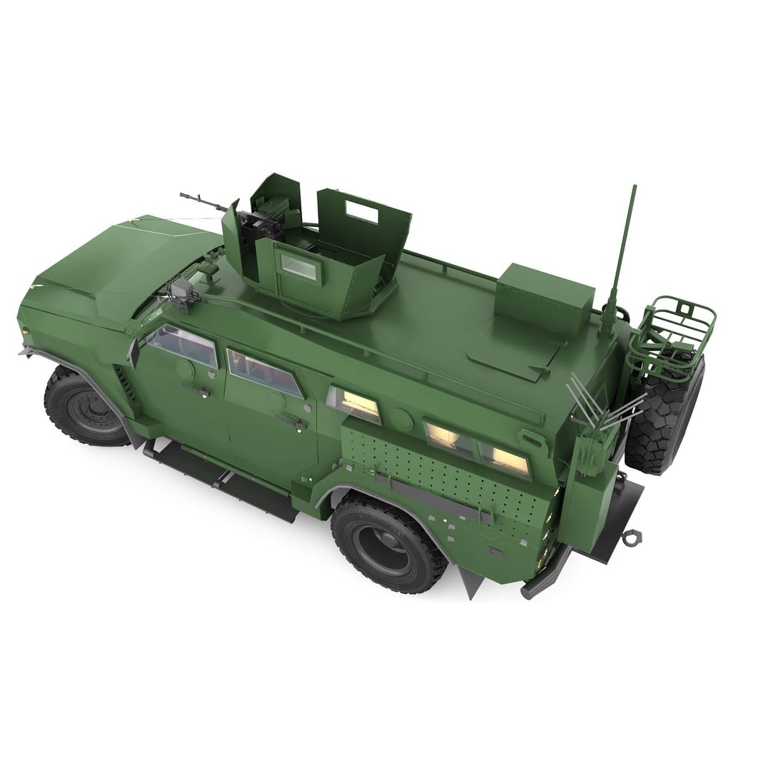 Apc Novator 3D Model – High Poly Military Vehicle, FBX, Game Ready - View 5