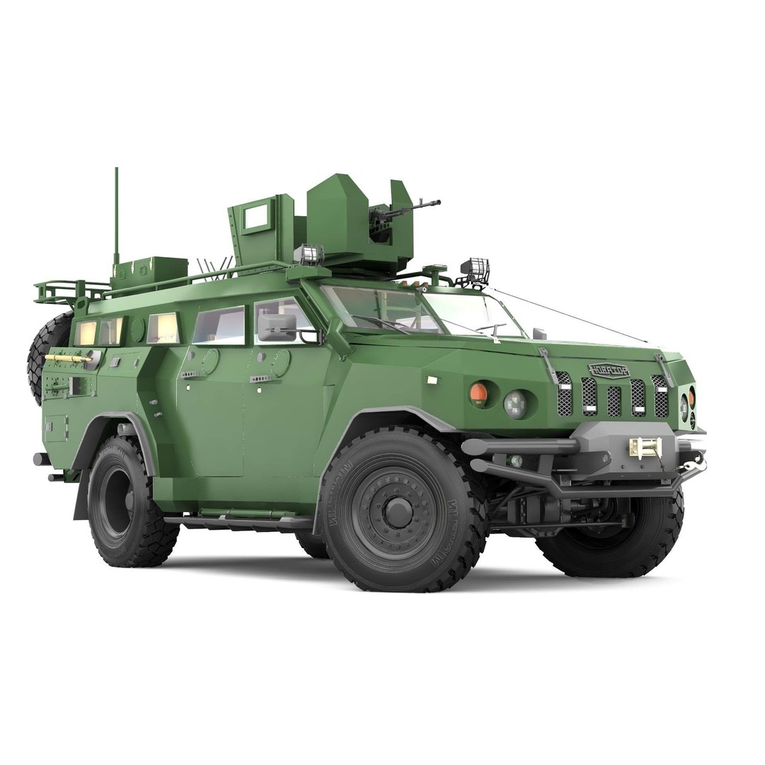 Apc Novator 3D Model – High Poly Military Vehicle, FBX, Game Ready - View 7