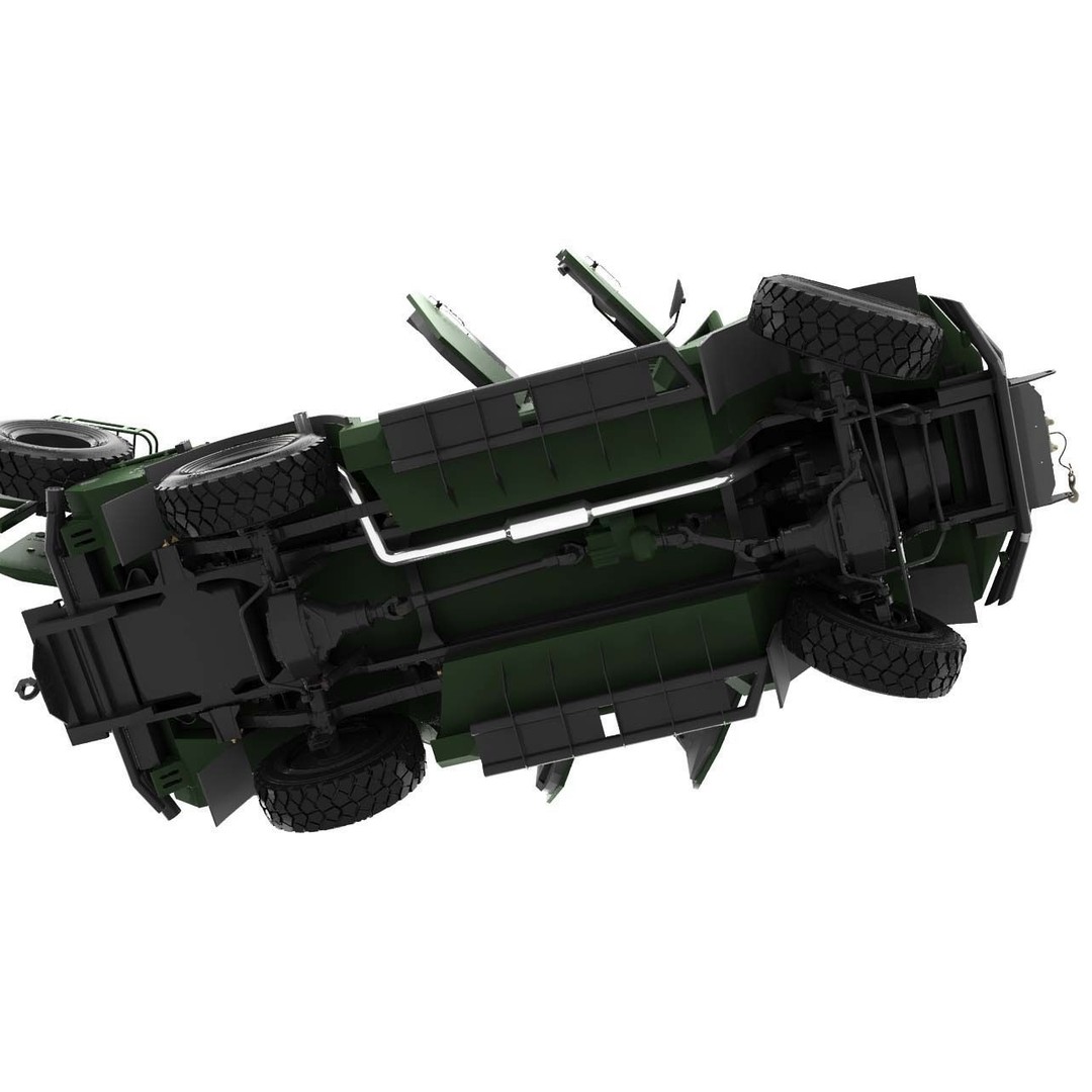 Apc Novator 3D Model – High Poly Military Vehicle, FBX, Game Ready - View 8