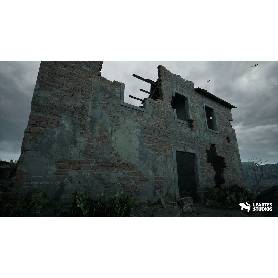 WW1 Beach Warzone Environment 3D Model – Low Poly Game Asset, FBX - View 5