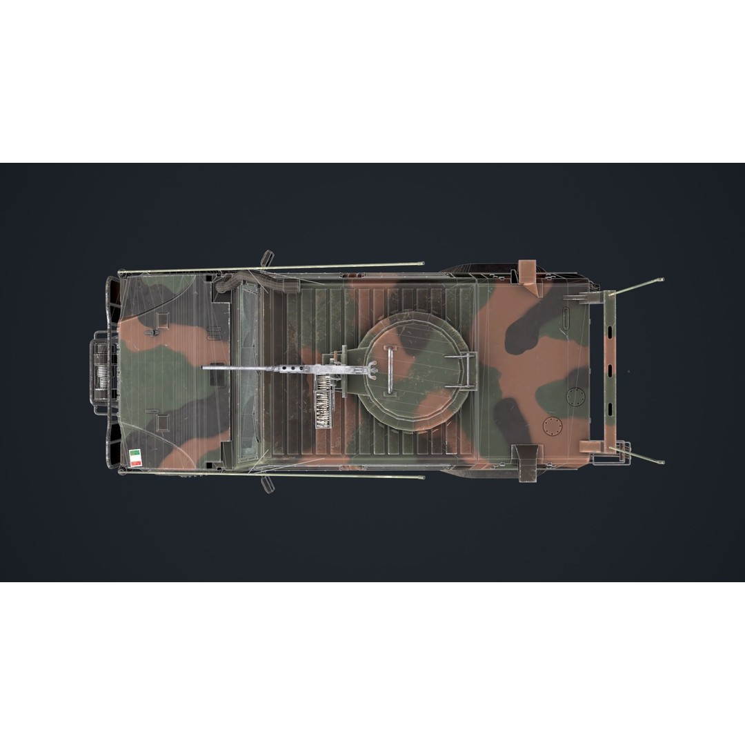 Iveco LMV Lince 3D Model – Low Poly Military Vehicle, Game Ready