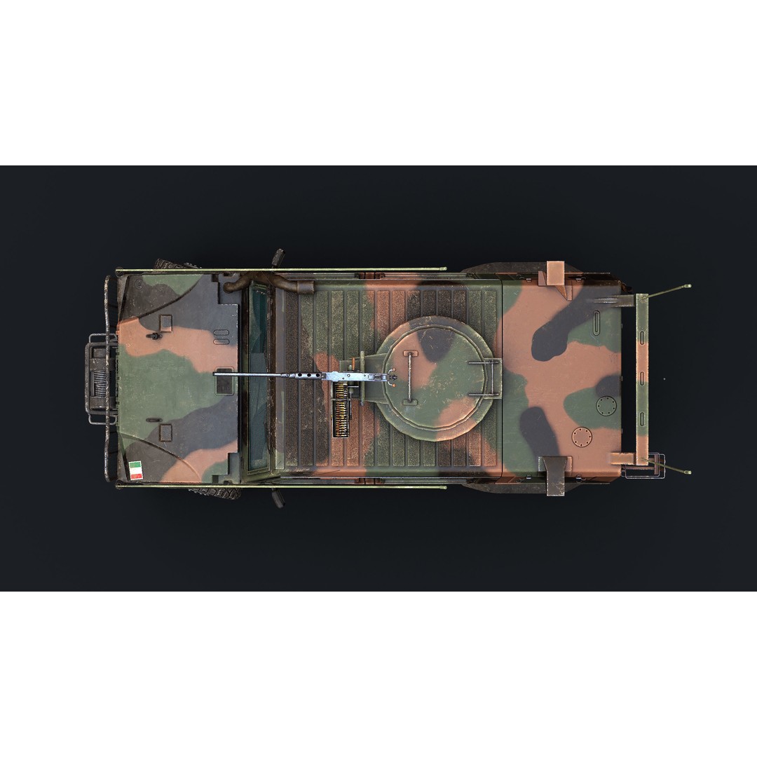 Iveco LMV Lince 3D Model – Low Poly Military Vehicle, Game Ready - View 6