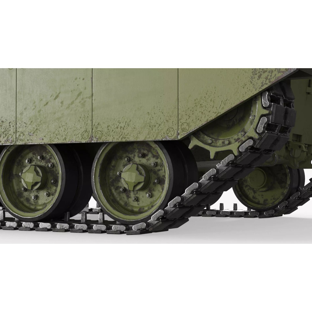 Armored Infantry Fighting Vehicle 3D Model – Rigged Military Asset, FBX - View 14