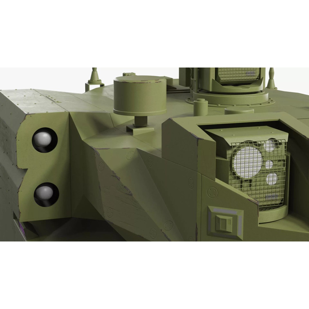 Armored Infantry Fighting Vehicle 3D Model – Rigged Military Asset, FBX - View 16