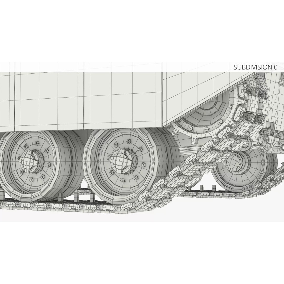 Armored Infantry Fighting Vehicle 3D Model – Rigged Military Asset, FBX - View 18