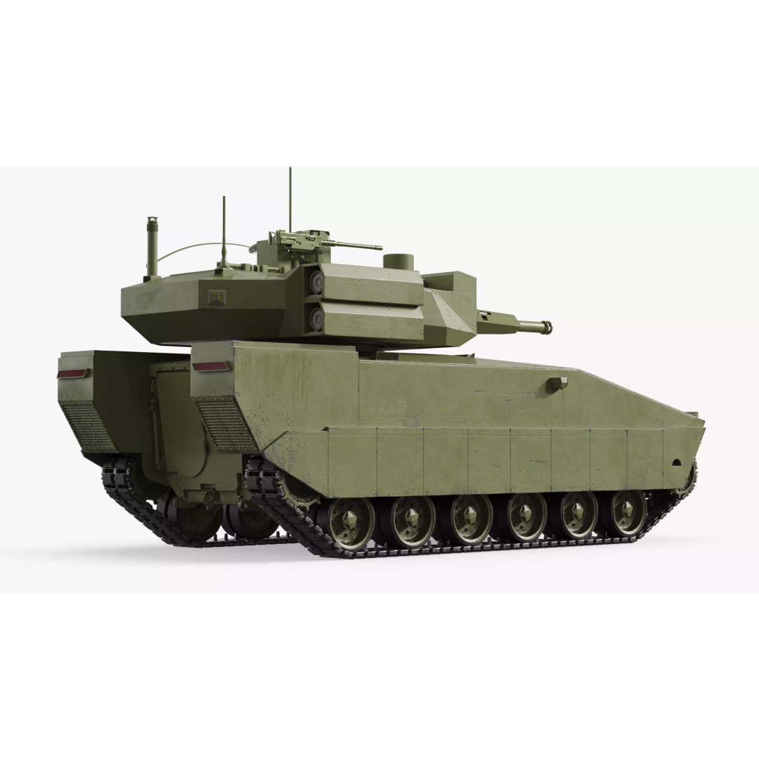 Armored Infantry Fighting Vehicle 3D Model – Rigged Military Asset, FBX - View 7