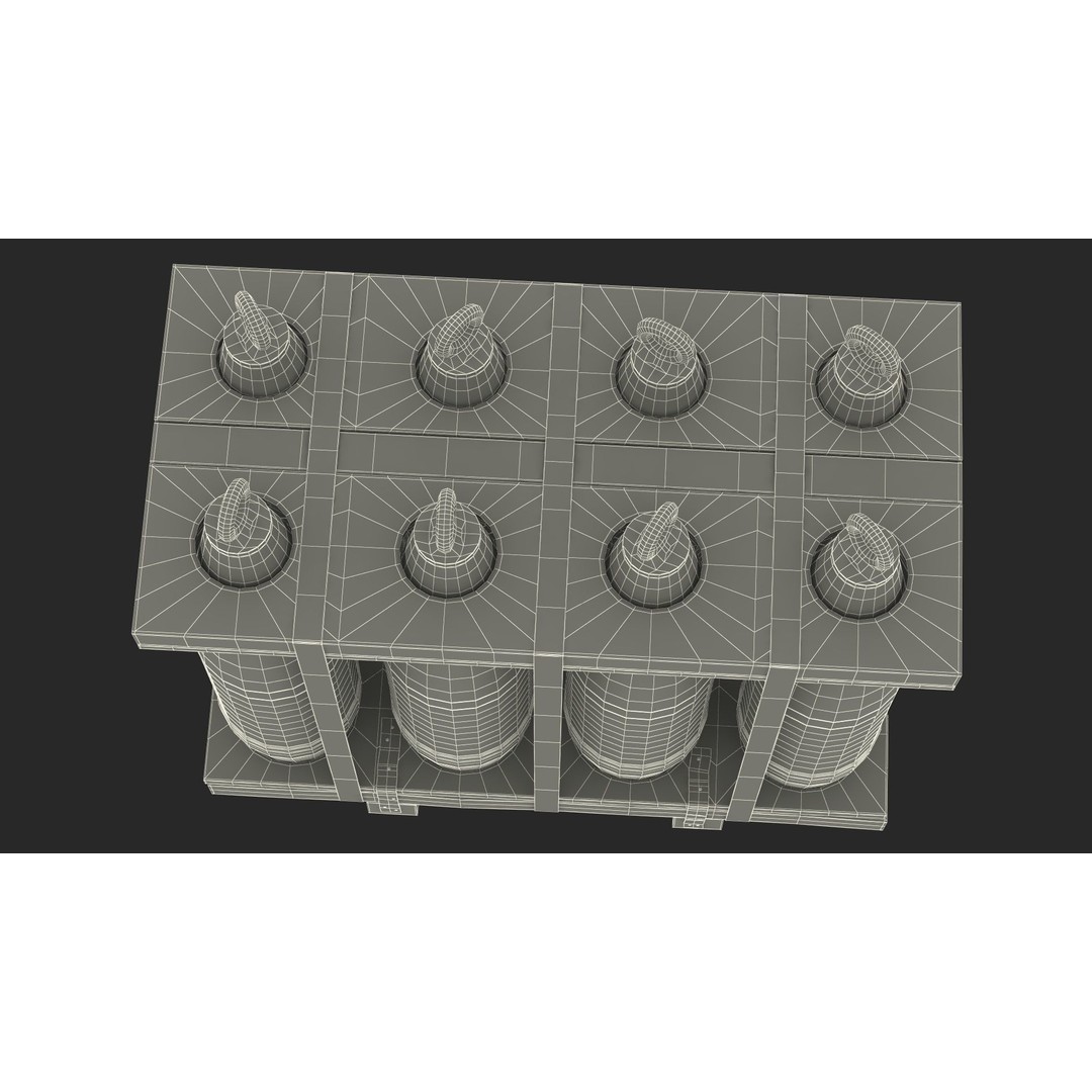 Military Artillery Shells 155mm 3D Model – PBR Textured, Game-Ready Formats - View 30