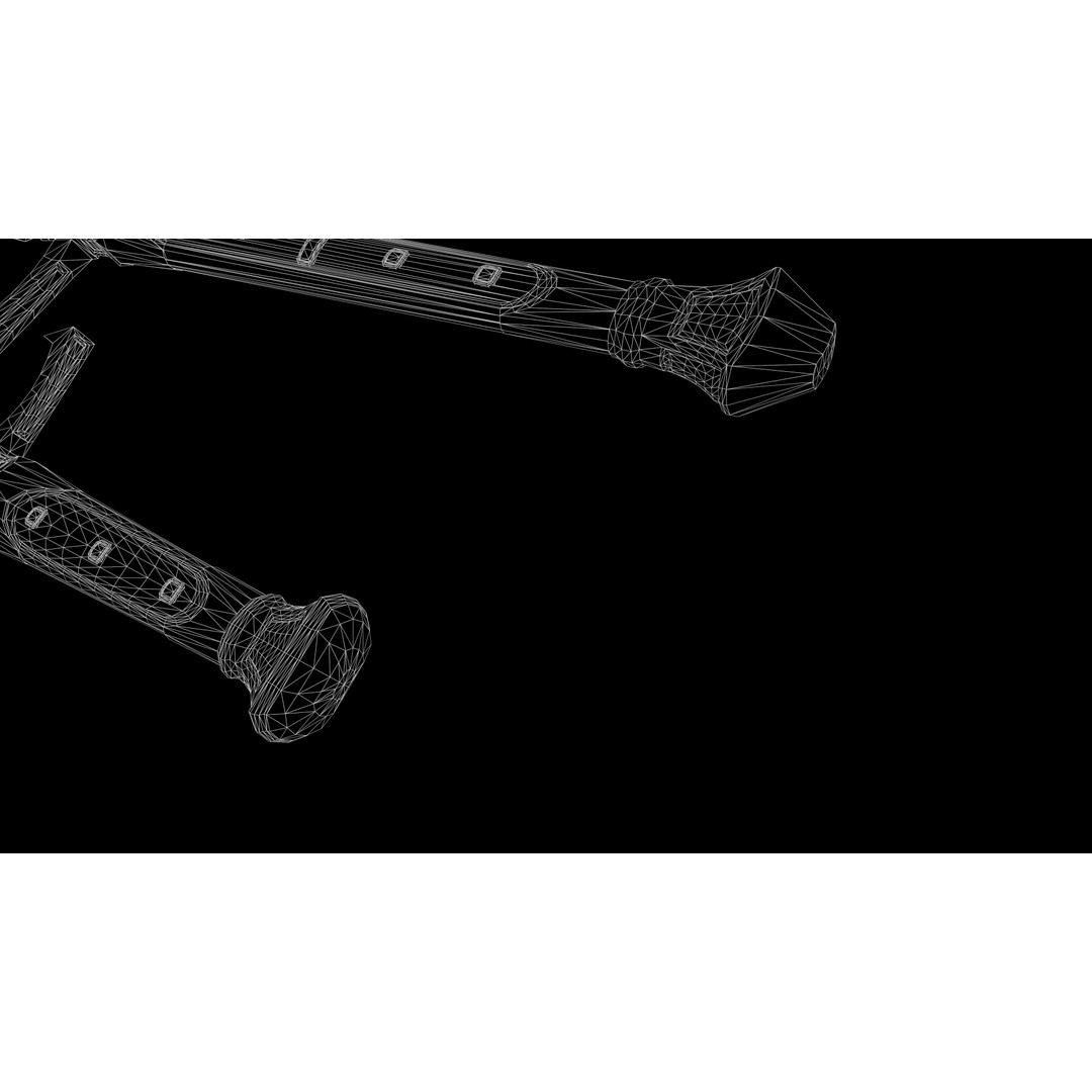 Sword and Dagger 3D Model – Low Poly Game Asset, FBX, PBR Textures - View 19