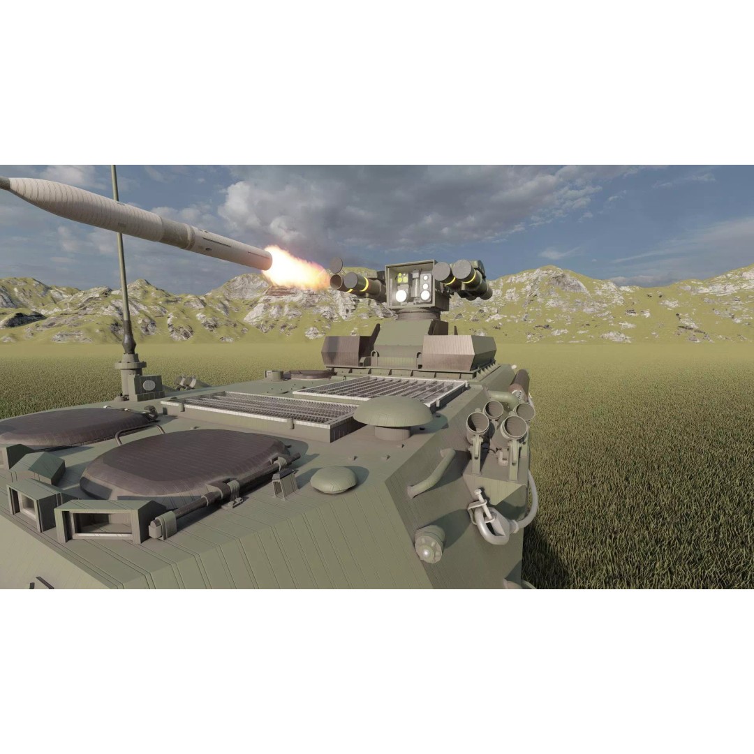 WZ550 4x4 3D Model – Military Vehicle with Textures, FBX, OBJ - View 22