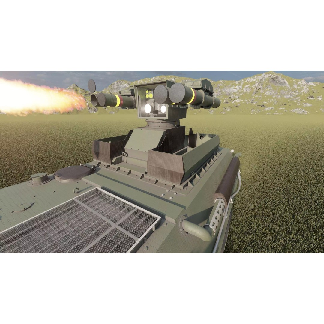 WZ550 4x4 3D Model – Military Vehicle with Textures, FBX, OBJ - View 23