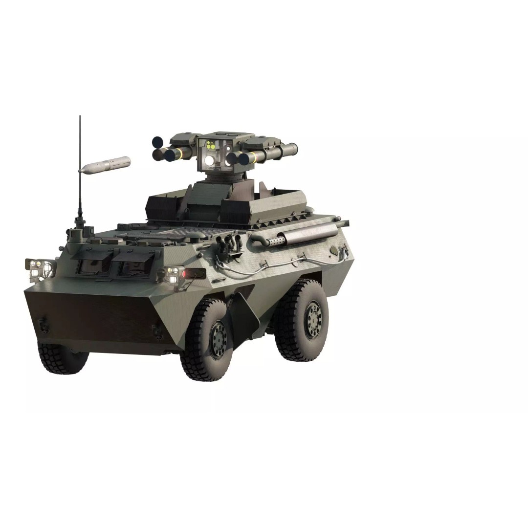 WZ550 4x4 3D Model – Military Vehicle with Textures, FBX, OBJ - View 3