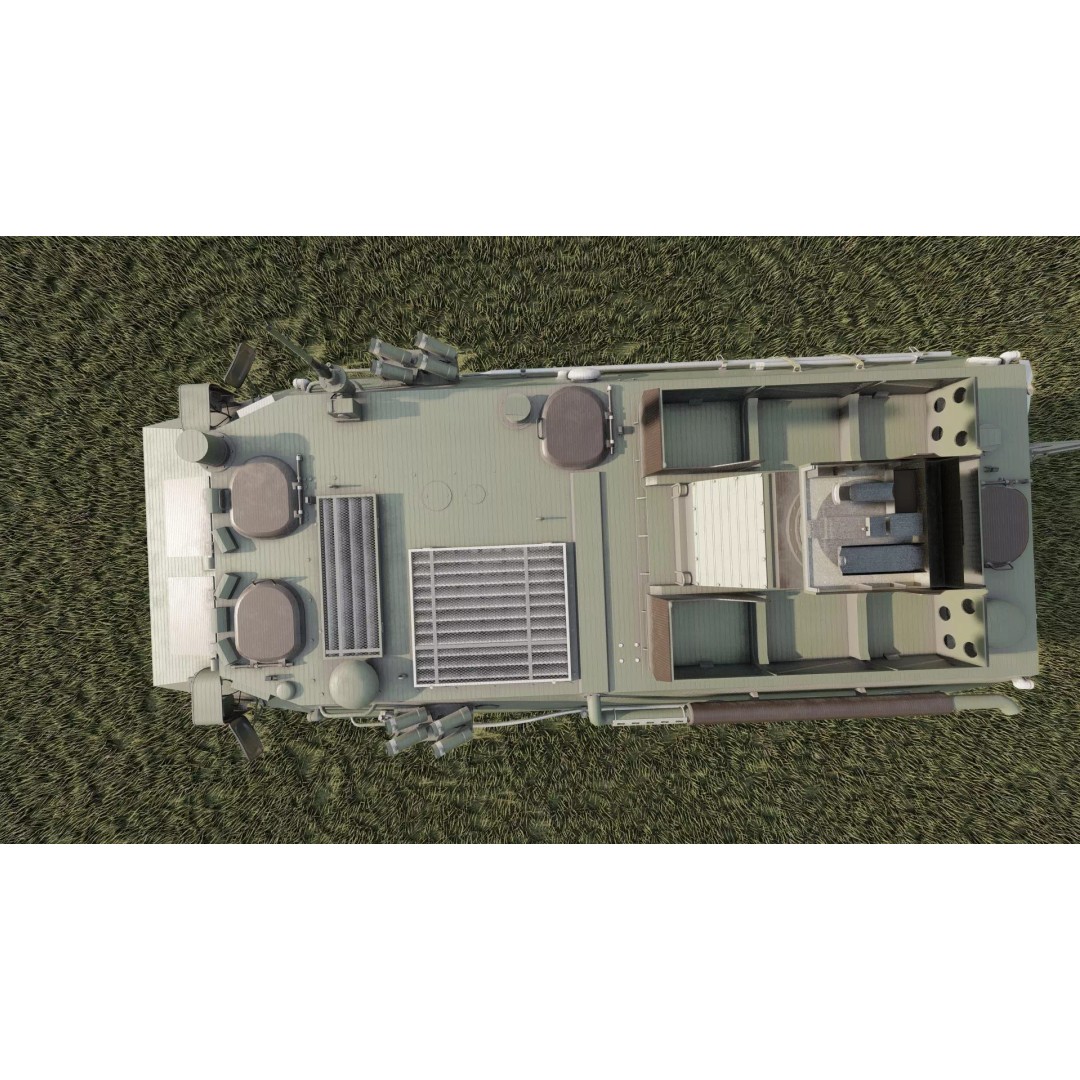 WZ550 4x4 3D Model – Military Vehicle with Textures, FBX, OBJ - View 30