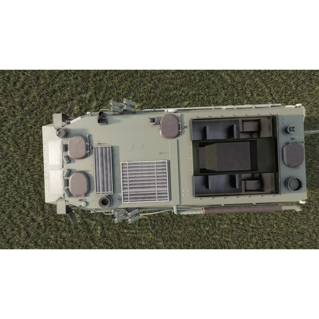 WZ550 4x4 3D Model – Military Vehicle with Textures, FBX, OBJ - View 31