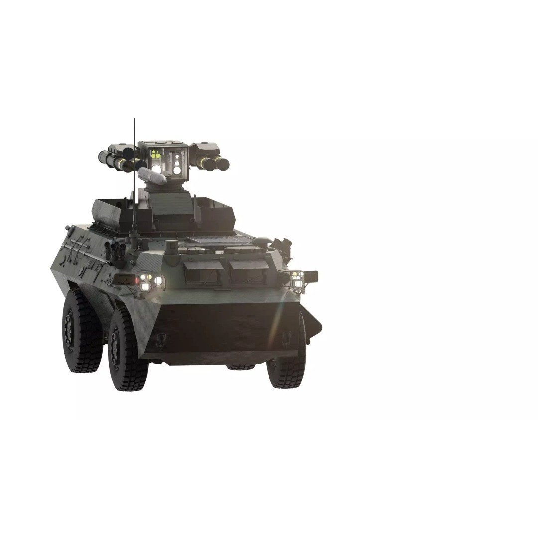 WZ550 4x4 3D Model – Military Vehicle with Textures, FBX, OBJ - View 4