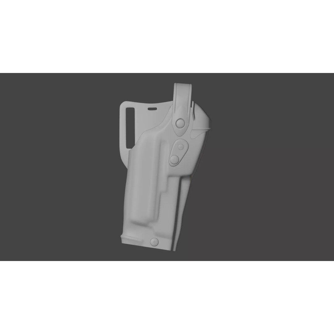 Safariland 6360RDS Holster 3D Model – PBR Textures, FBX, OBJ - View 12