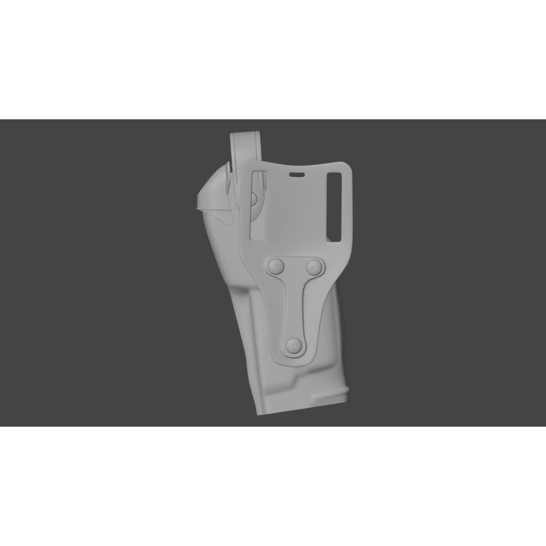 Safariland 6360RDS Holster 3D Model – PBR Textures, FBX, OBJ - View 14