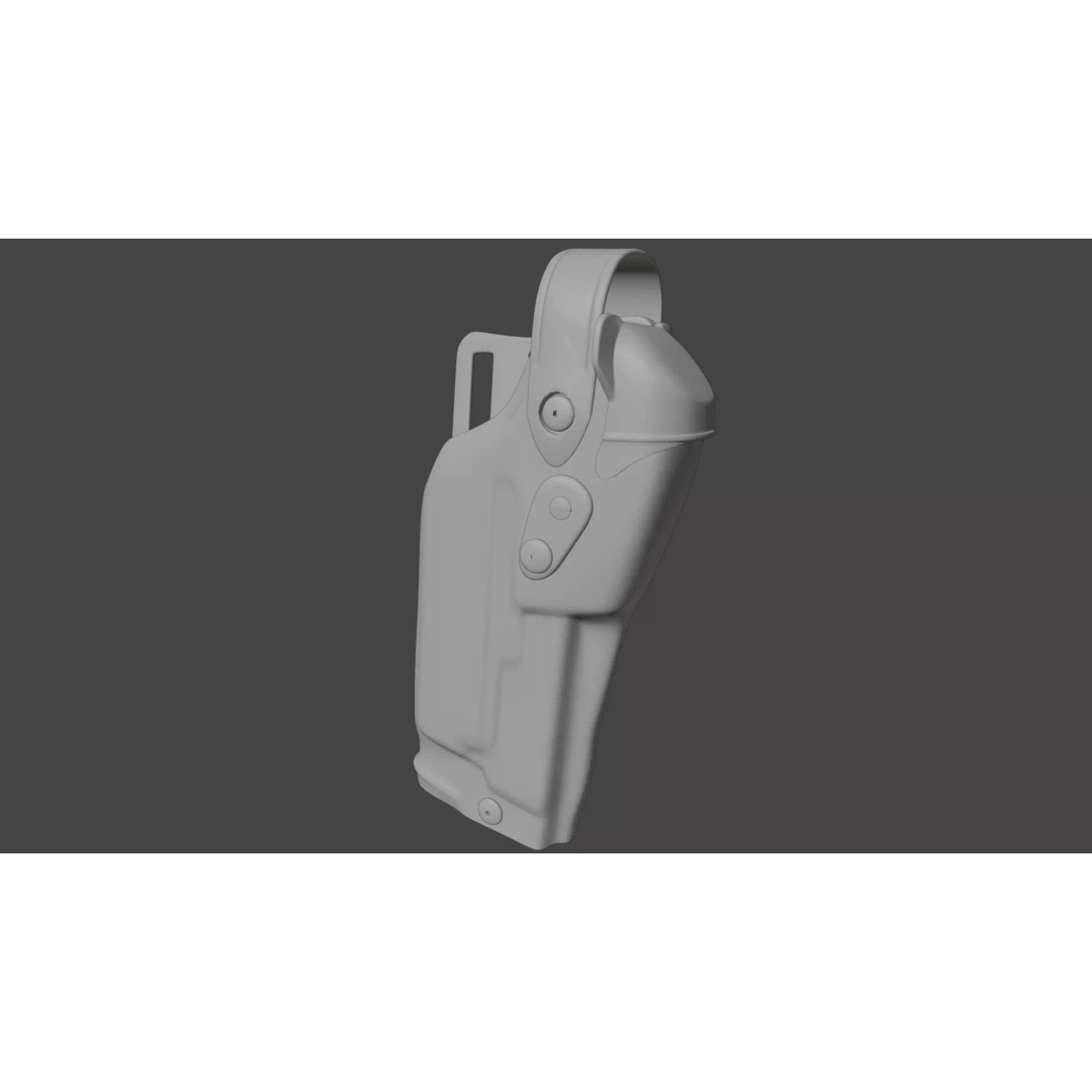 Safariland 6360RDS Holster 3D Model – PBR Textures, FBX, OBJ - View 15
