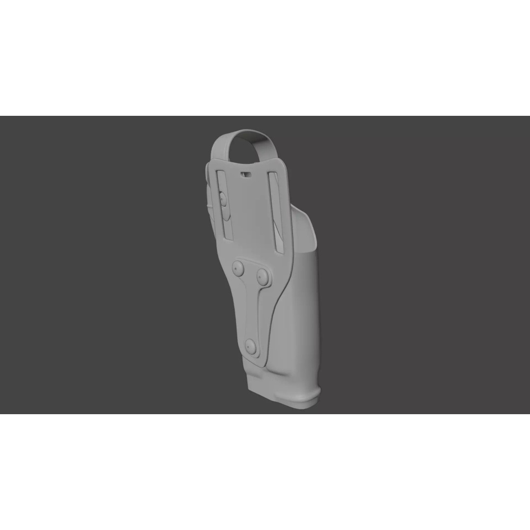 Safariland 6360RDS Holster 3D Model – PBR Textures, FBX, OBJ - View 17
