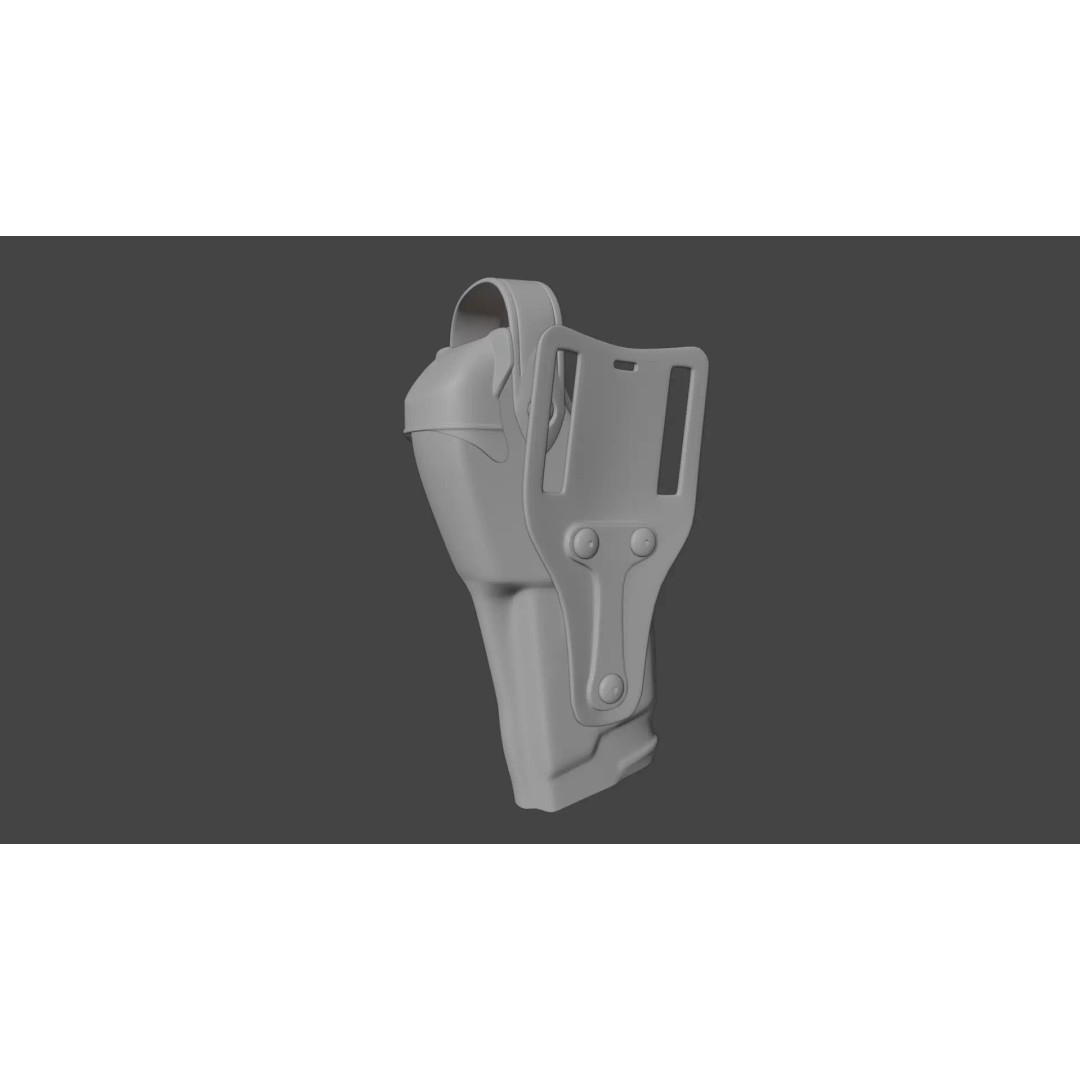 Safariland 6360RDS Holster 3D Model – PBR Textures, FBX, OBJ - View 18