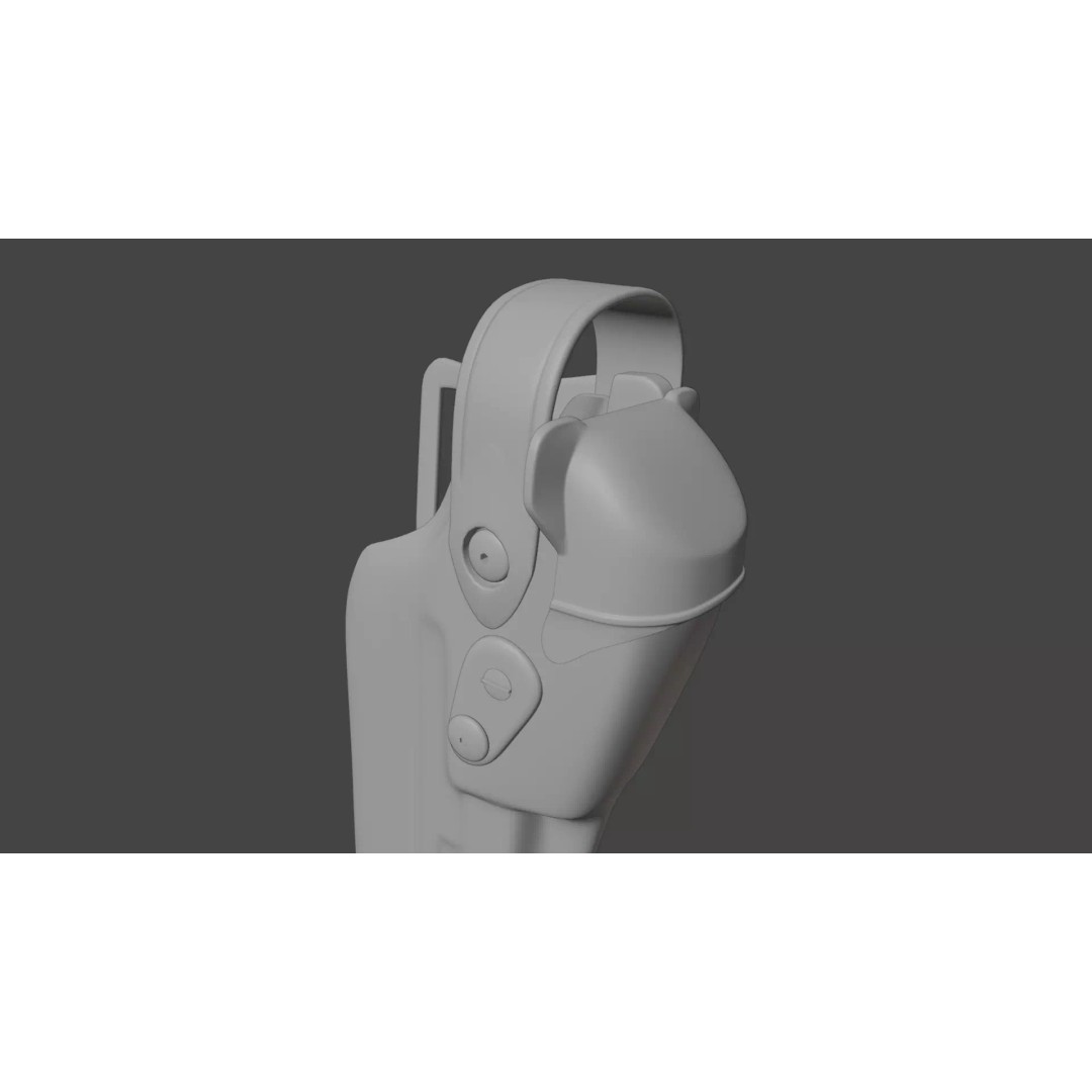 Safariland 6360RDS Holster 3D Model – PBR Textures, FBX, OBJ - View 20