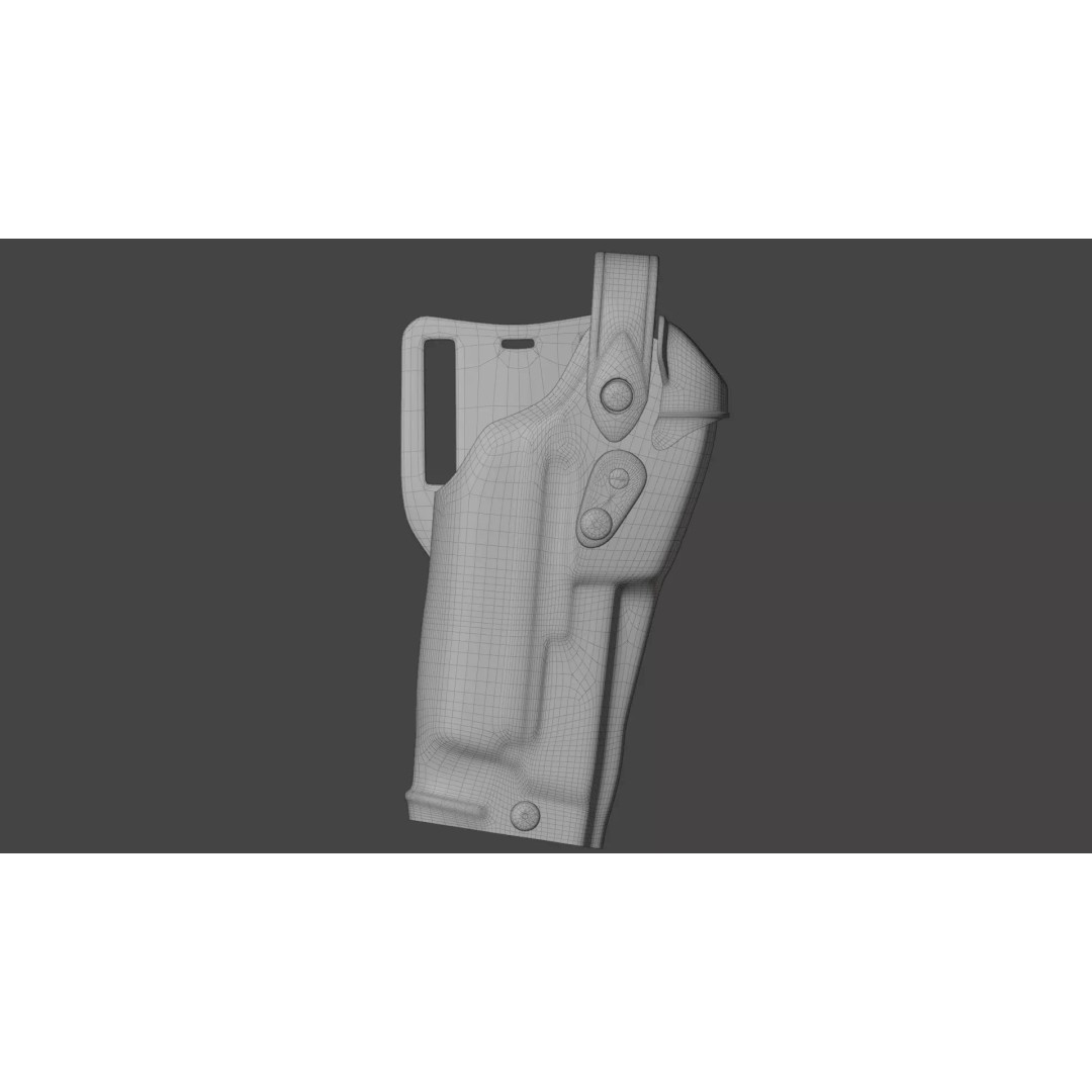 Safariland 6360RDS Holster 3D Model – PBR Textures, FBX, OBJ - View 21
