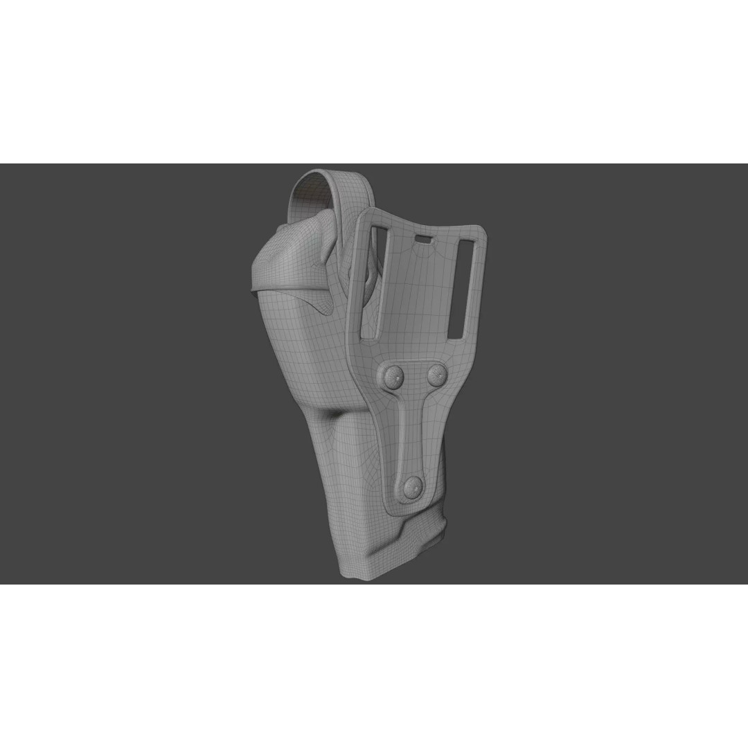 Safariland 6360RDS Holster 3D Model – PBR Textures, FBX, OBJ - View 22