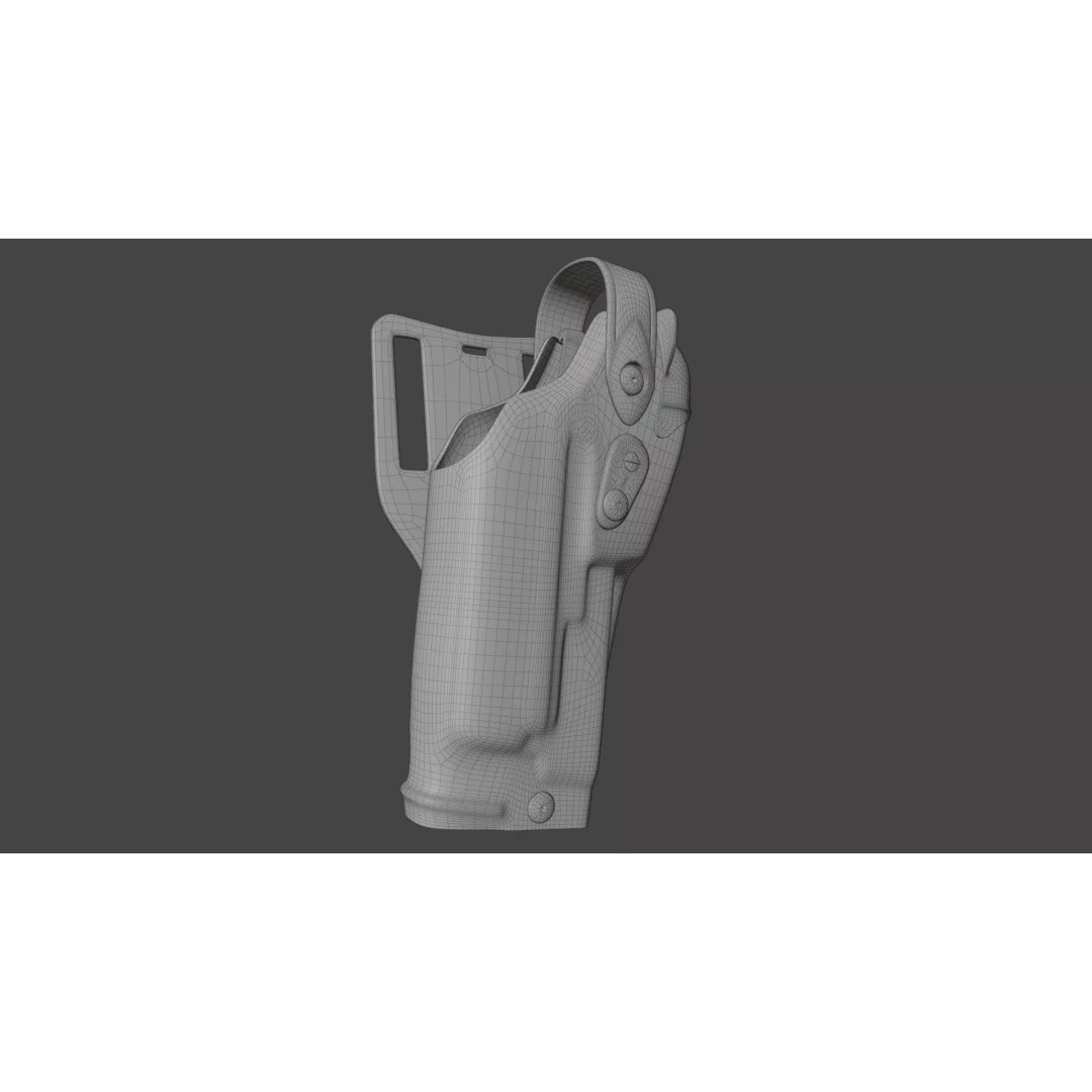 Safariland 6360RDS Holster 3D Model – PBR Textures, FBX, OBJ - View 23