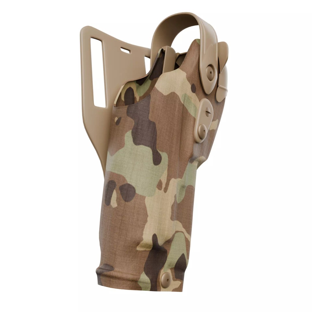 Safariland 6360RDS Holster 3D Model – PBR Textures, FBX, OBJ - View 7