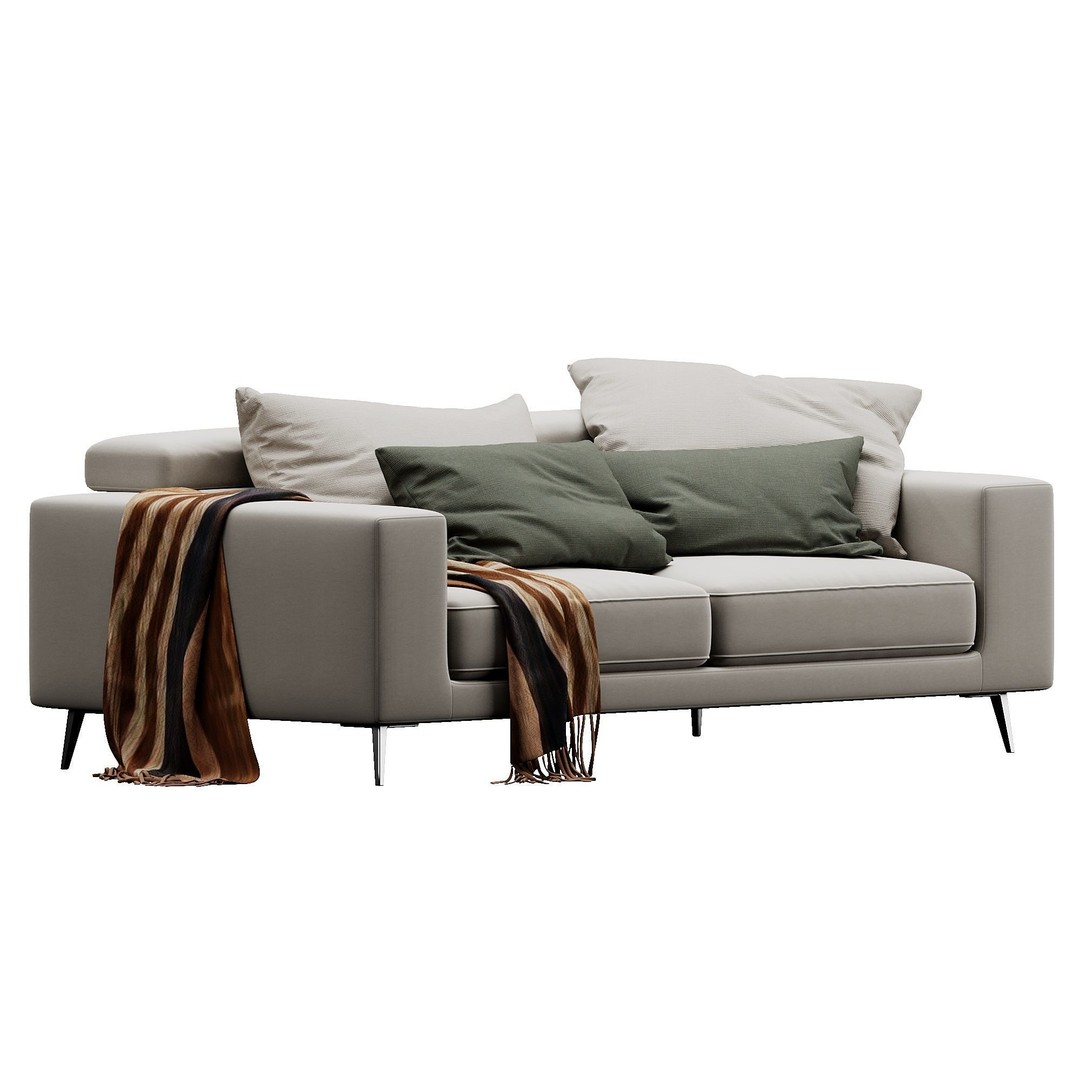 Ditre Italia Anderson 3D Model – Contemporary Sofa, PBR Textures