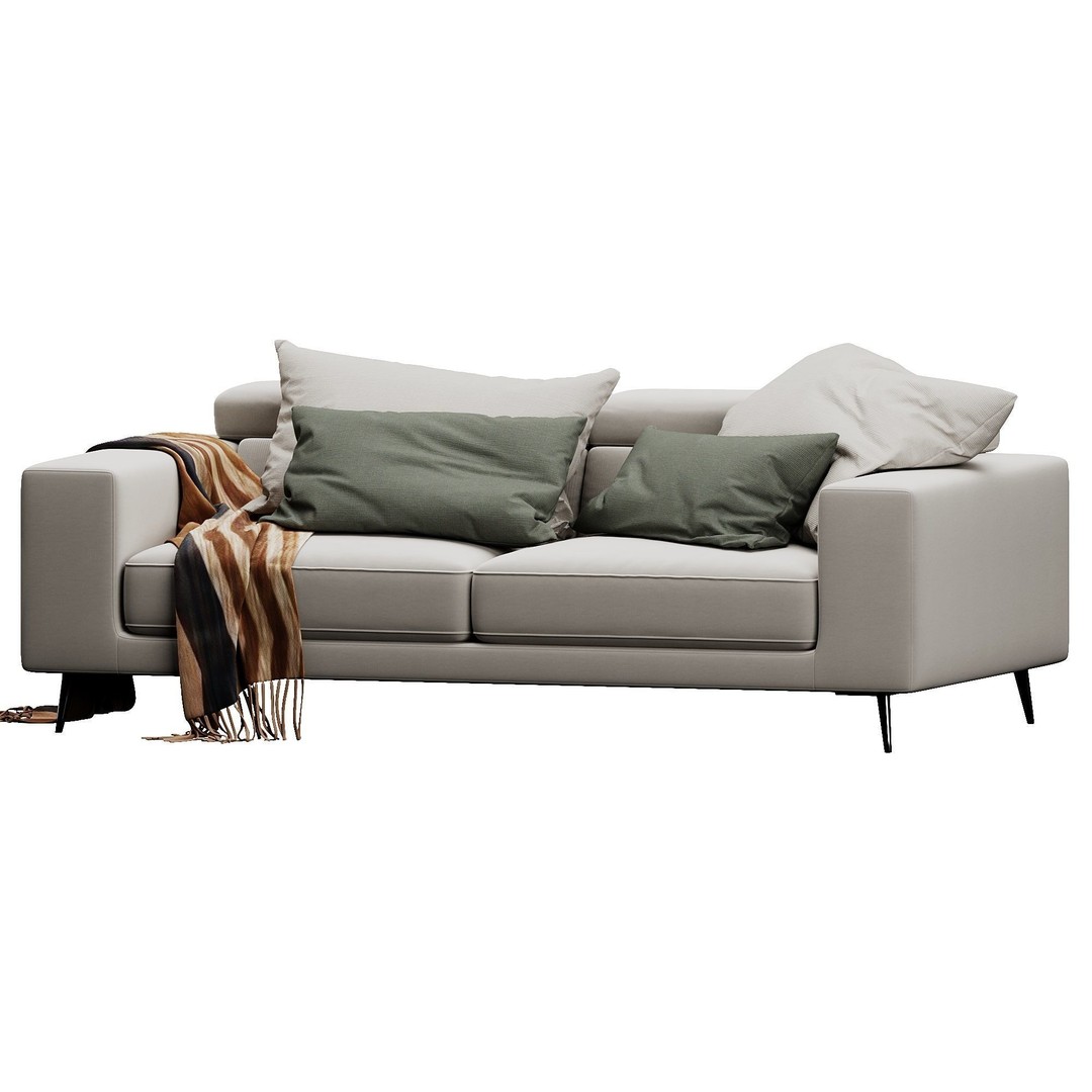 Ditre Italia Anderson 3D Model – Contemporary Sofa, PBR Textures - View 10