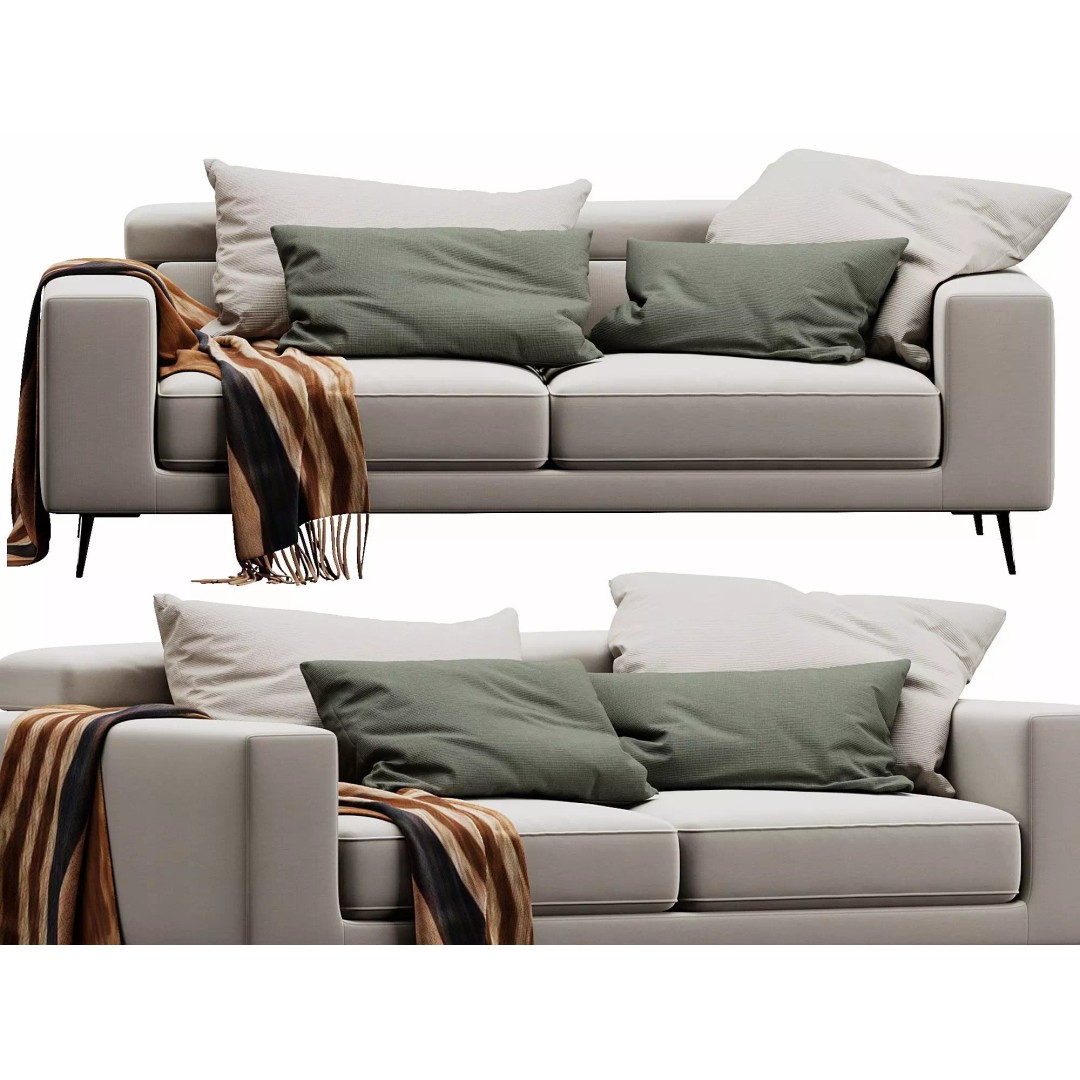 Ditre Italia Anderson 3D Model – Contemporary Sofa, PBR Textures - View 2