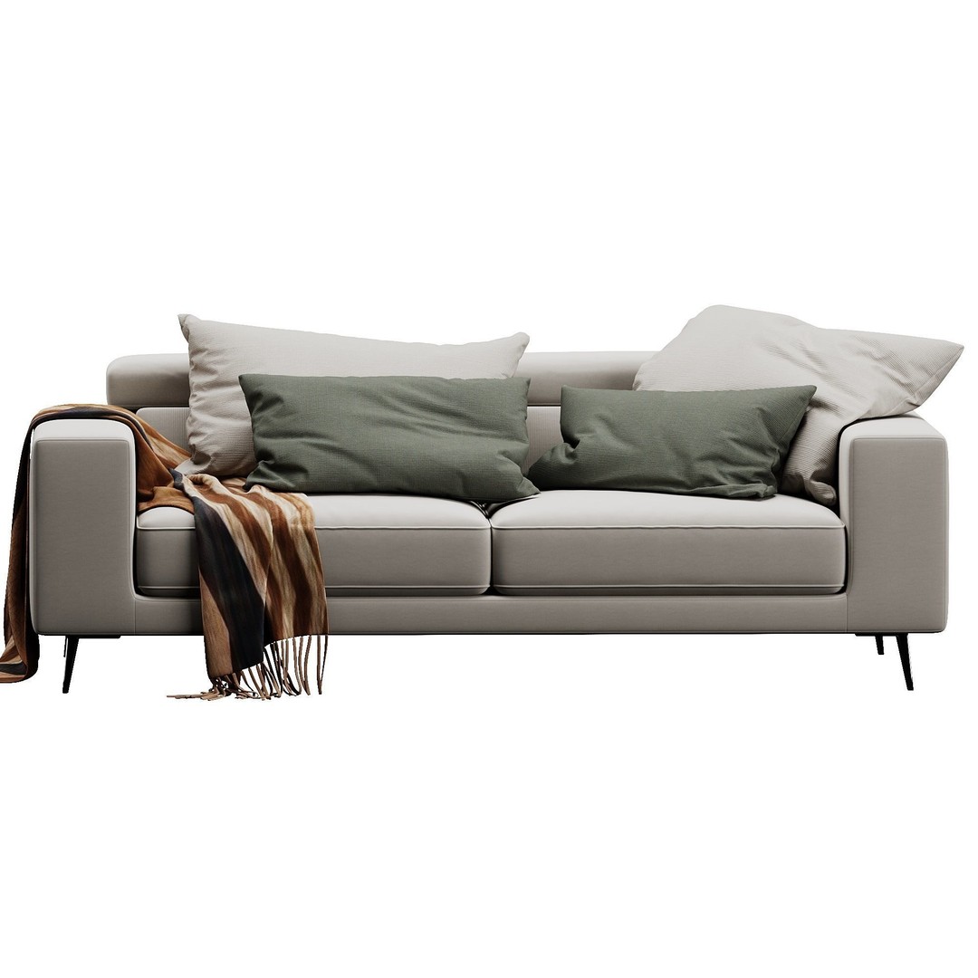 Ditre Italia Anderson 3D Model – Contemporary Sofa, PBR Textures - View 7