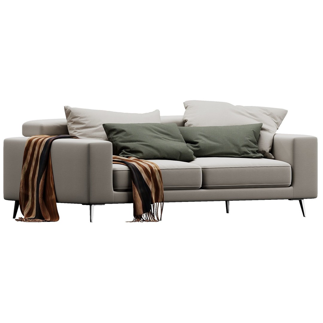 Ditre Italia Anderson 3D Model – Contemporary Sofa, PBR Textures - View 9