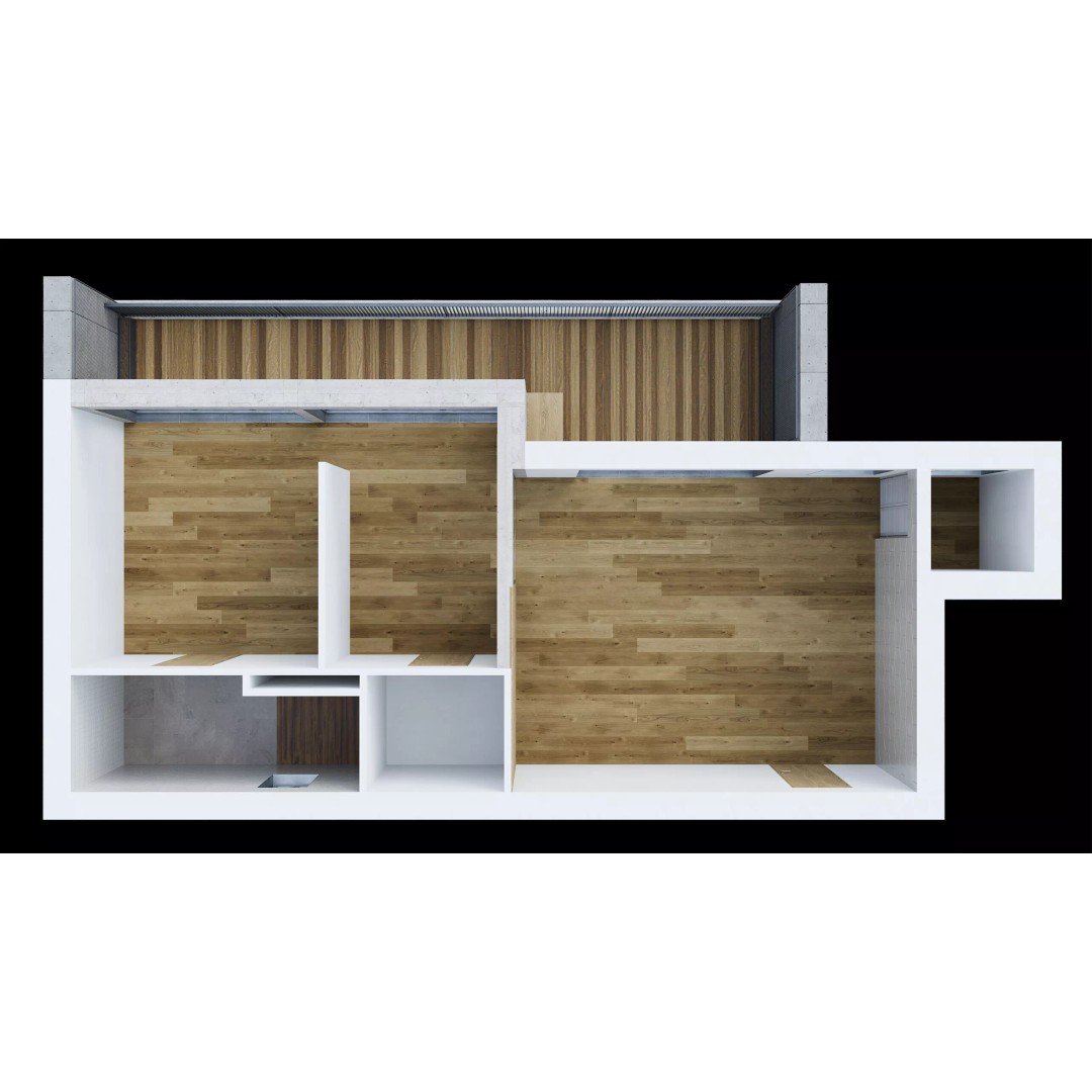 Modern Apartment Interior 3D Model – PBR Scene for Blender, FBX, OBJ - View 19