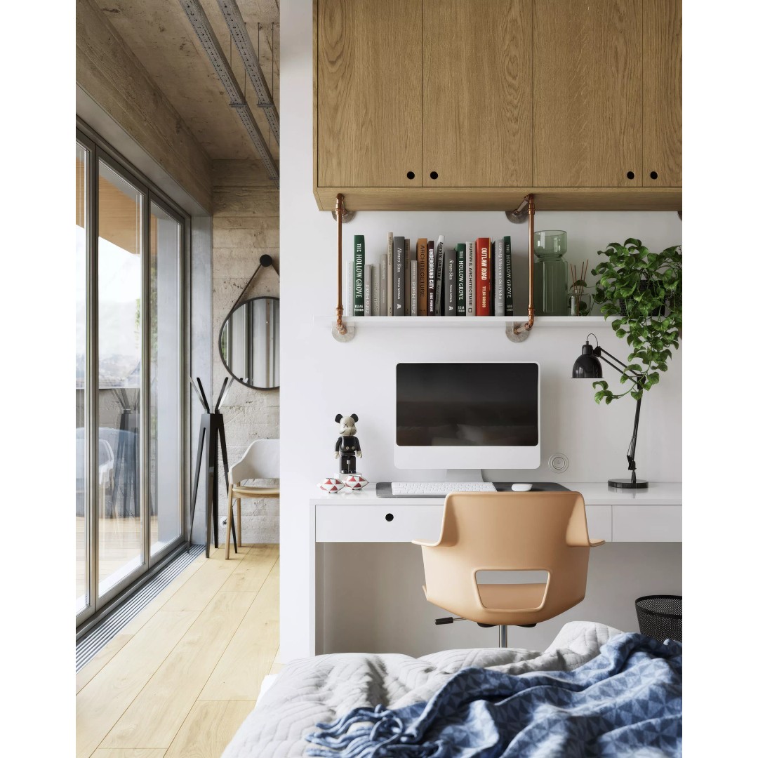 Modern Apartment Interior 3D Model – PBR Scene for Blender, FBX, OBJ - View 7
