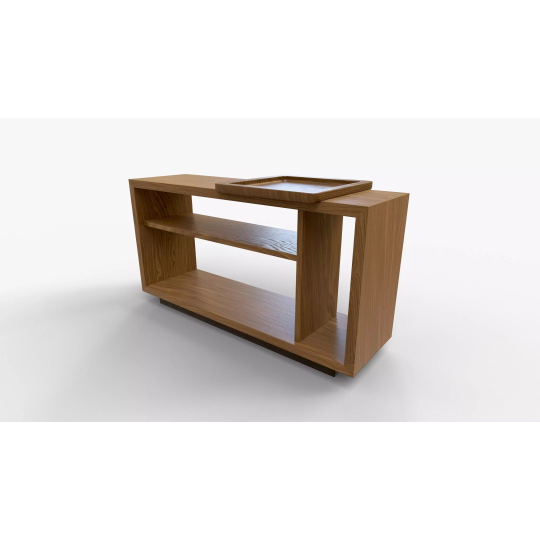 Shelf Constructor Lounge 3D Model – Low Poly Furniture Design, FBX - View 2