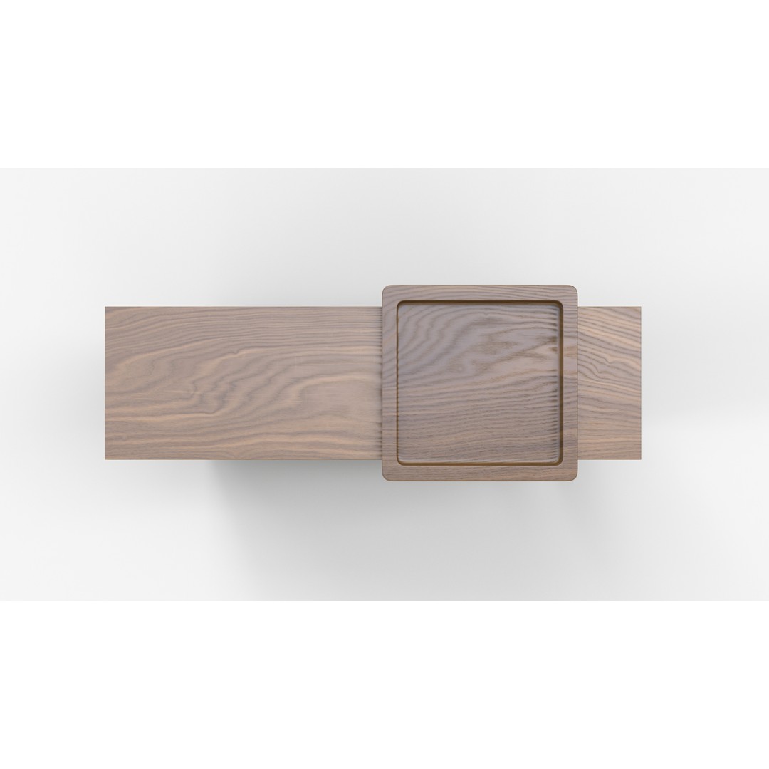 Shelf Constructor Lounge 3D Model – Low Poly Furniture Design, FBX - View 4
