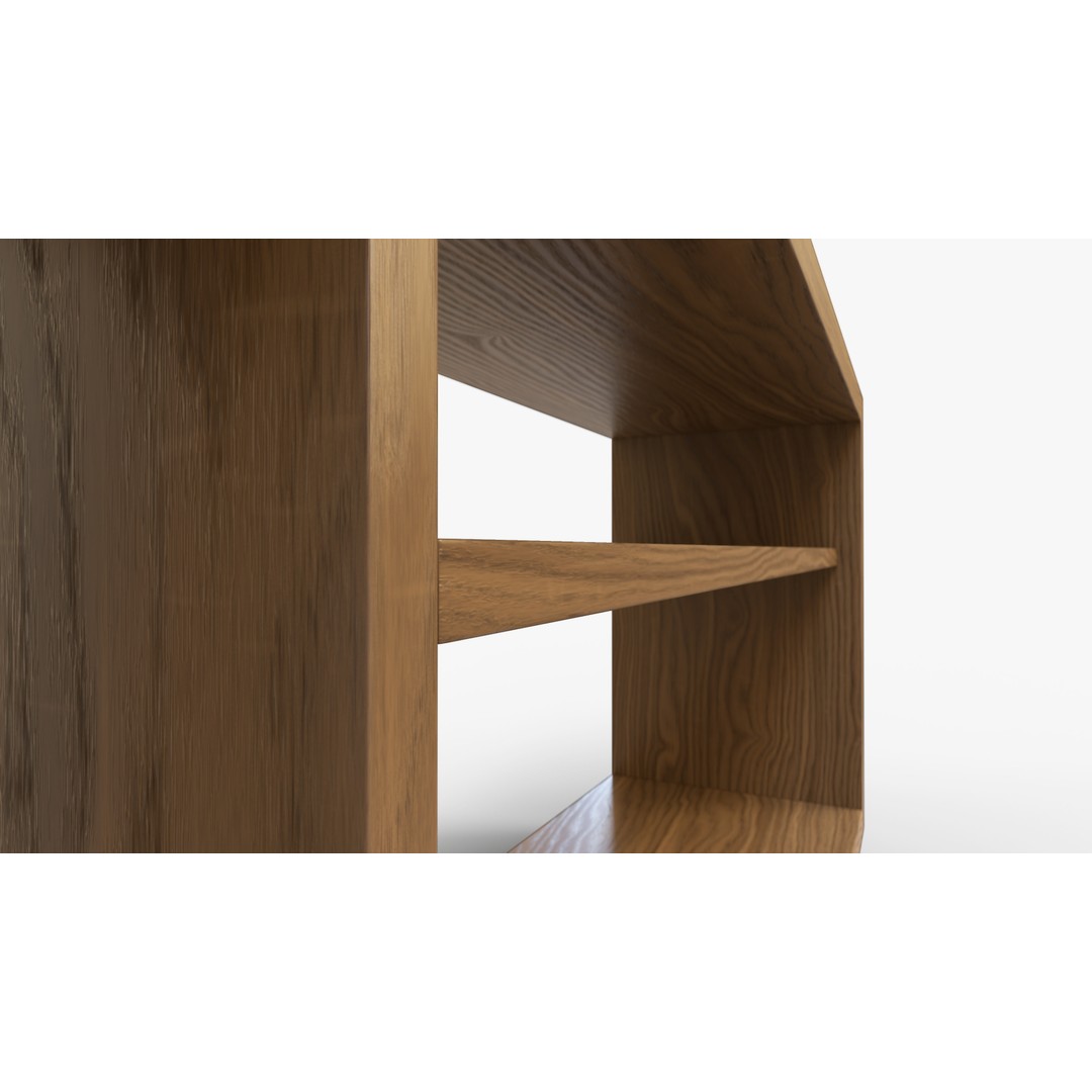 Shelf Constructor Lounge 3D Model – Low Poly Furniture Design, FBX - View 6