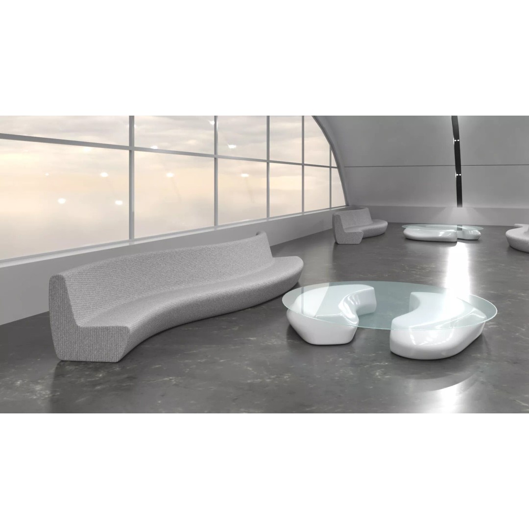 Futuristic Lobby Interior 3D Model – High Quality PBR Asset, FBX - View 12